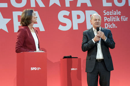 Vorstellung der SPD-Spitzenkandidatin Katarina Barley zur Europawahl in Berlin