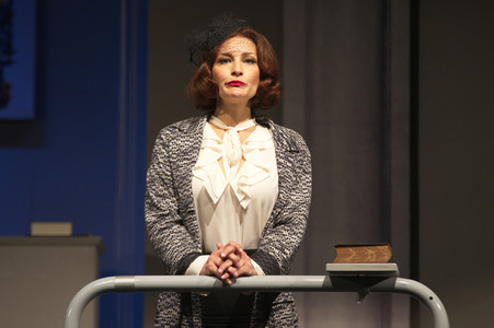 Theaterprobe 'Zeugin der Anklage' in Berlin