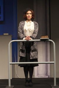 Theaterprobe 'Zeugin der Anklage' in Berlin