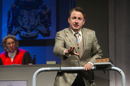Theaterprobe 'Zeugin der Anklage' in Berlin