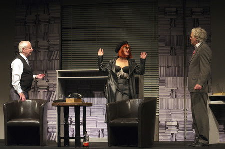 Theaterprobe 'Zeugin der Anklage' in Berlin