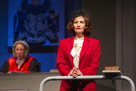 Theaterprobe 'Zeugin der Anklage' in Berlin