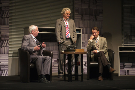 Theaterprobe 'Zeugin der Anklage' in Berlin