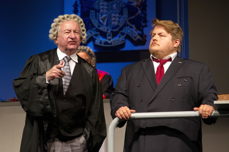 Theaterprobe 'Zeugin der Anklage' in Berlin