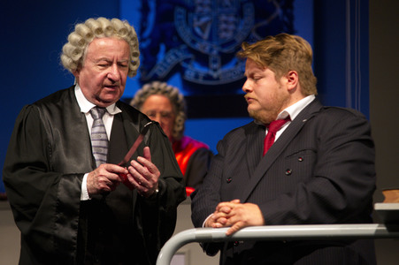 Theaterprobe 'Zeugin der Anklage' in Berlin