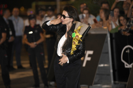 Ankunft von Juliette Binoche auf dem San Sebastian International Film Festival 2023