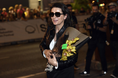 Ankunft von Juliette Binoche auf dem San Sebastian International Film Festival 2023