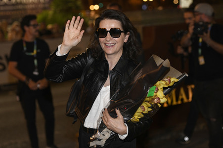 Ankunft von Juliette Binoche auf dem San Sebastian International Film Festival 2023