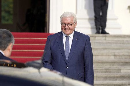 Empfang der Präsidenten von Kasachstan, Kirgisistan, Tadschikistan, Turkmenistan und Usbekistan in Berlin