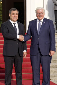 Empfang der Präsidenten von Kasachstan, Kirgisistan, Tadschikistan, Turkmenistan und Usbekistan in Berlin