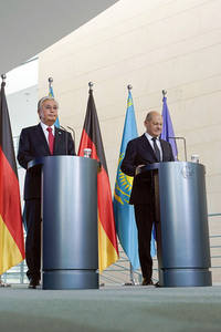 Empfang des Staatspräsidenten der Republik Kasachstan Kassim-Schomart Tokajew in Berlin