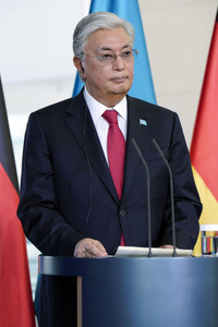 Empfang des Staatspräsidenten der Republik Kasachstan Kassim-Schomart Tokajew in Berlin