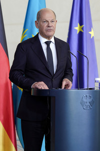 Empfang des Staatspräsidenten der Republik Kasachstan Kassim-Schomart Tokajew in Berlin