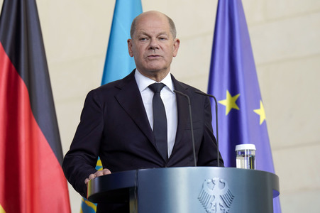 Empfang des Staatspräsidenten der Republik Kasachstan Kassim-Schomart Tokajew in Berlin