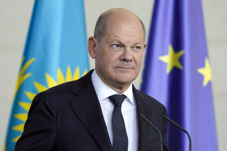 Empfang des Staatspräsidenten der Republik Kasachstan Kassim-Schomart Tokajew in Berlin