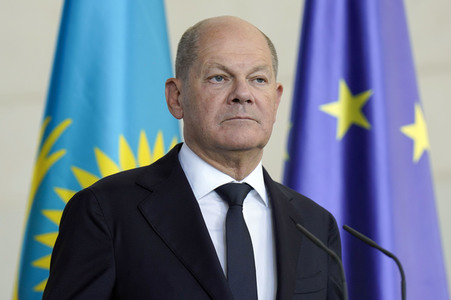 Empfang des Staatspräsidenten der Republik Kasachstan Kassim-Schomart Tokajew in Berlin
