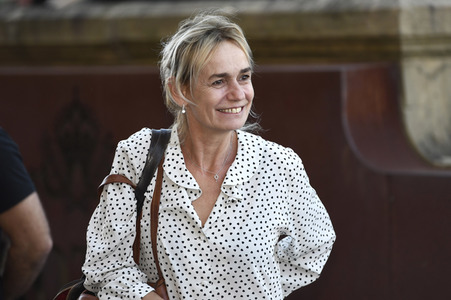 Ankunft von Sandrine Bonnaire auf dem San Sebastian International Film Festival 2023