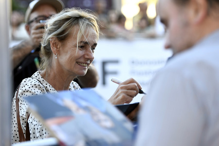 Ankunft von Sandrine Bonnaire auf dem San Sebastian International Film Festival 2023