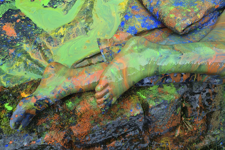 BODYART: Mauer Splash / Wall Splash