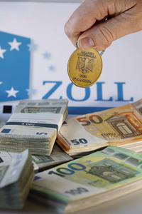 Symbolfoto Zoll-Dienstmarke