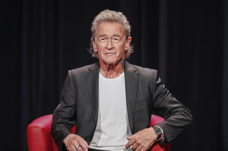Hendrikje Balsmeyer und Peter Maffay auf der lit.Cologne Spezial 2023 in Köln