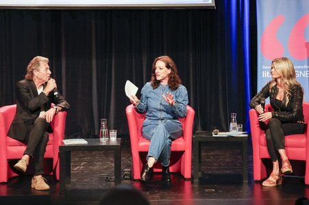 Hendrikje Balsmeyer und Peter Maffay auf der lit.Cologne Spezial 2023 in Köln