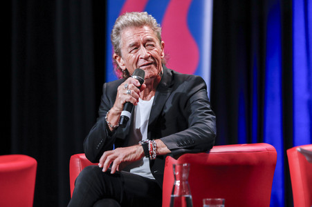 Hendrikje Balsmeyer und Peter Maffay auf der lit.Cologne Spezial 2023 in Köln