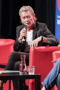 Hendrikje Balsmeyer und Peter Maffay auf der lit.Cologne Spezial 2023 in Köln