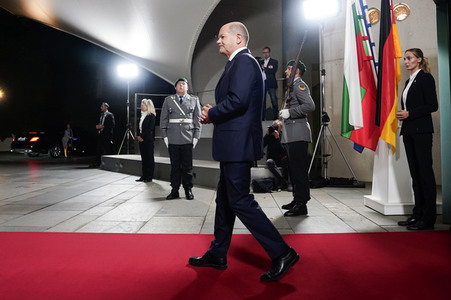 Empfang des Ministerpräsidenten von Bulgarien im Kanzleramt in Berlin