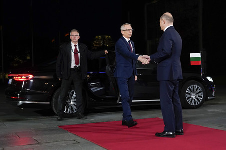 Empfang des Ministerpräsidenten von Bulgarien im Kanzleramt in Berlin