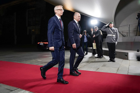 Empfang des Ministerpräsidenten von Bulgarien im Kanzleramt in Berlin