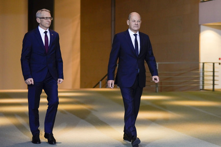 Empfang des Ministerpräsidenten von Bulgarien im Kanzleramt in Berlin