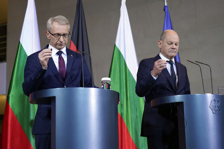 Empfang des Ministerpräsidenten von Bulgarien im Kanzleramt in Berlin