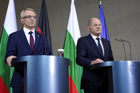 Empfang des Ministerpräsidenten von Bulgarien im Kanzleramt in Berlin