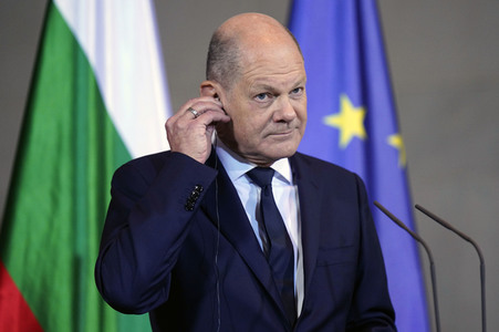 Empfang des Ministerpräsidenten von Bulgarien im Kanzleramt in Berlin