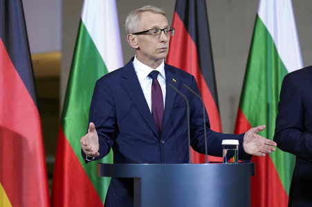 Empfang des Ministerpräsidenten von Bulgarien im Kanzleramt in Berlin