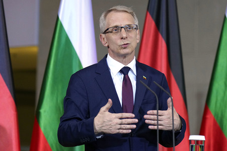 Empfang des Ministerpräsidenten von Bulgarien im Kanzleramt in Berlin
