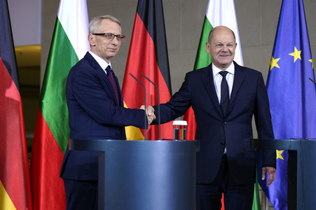 Empfang des Ministerpräsidenten von Bulgarien im Kanzleramt in Berlin