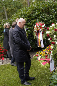 Kranzniederlegung in Gedenken an Willy Brandt in Berlin