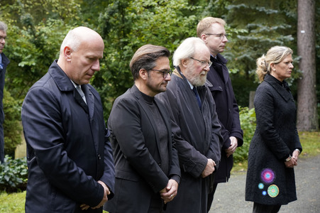 Kranzniederlegung in Gedenken an Willy Brandt in Berlin