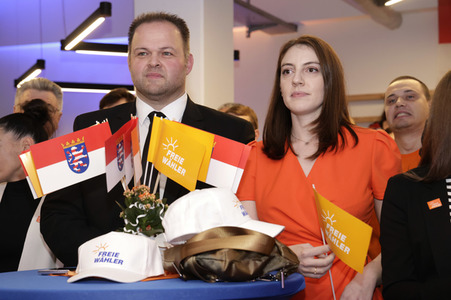 Wahlparty der Freien Wähler in Gießen