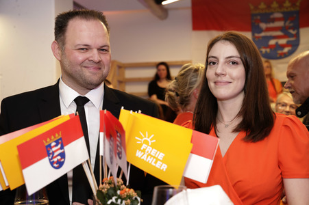 Wahlparty der Freien Wähler in Gießen
