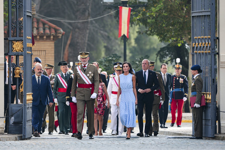 Vereidigung  von Prinzessin Leonor an der Militärakademie von Saragossa