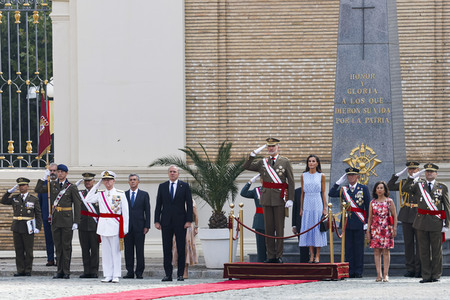 Vereidigung  von Prinzessin Leonor an der Militärakademie von Saragossa
