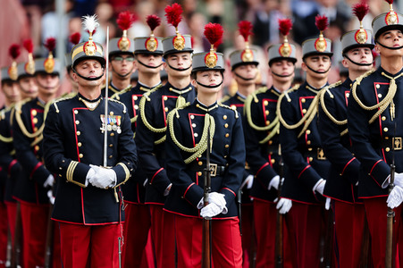 Vereidigung  von Prinzessin Leonor an der Militärakademie von Saragossa