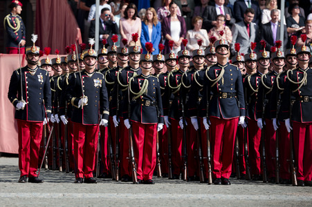 Vereidigung  von Prinzessin Leonor an der Militärakademie von Saragossa