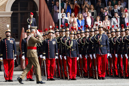 Vereidigung  von Prinzessin Leonor an der Militärakademie von Saragossa