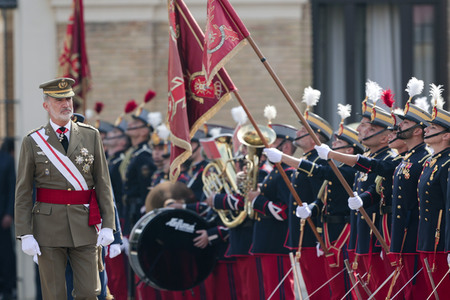 Vereidigung  von Prinzessin Leonor an der Militärakademie von Saragossa