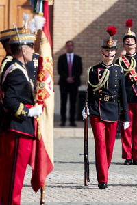Vereidigung  von Prinzessin Leonor an der Militärakademie von Saragossa