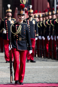 Vereidigung  von Prinzessin Leonor an der Militärakademie von Saragossa